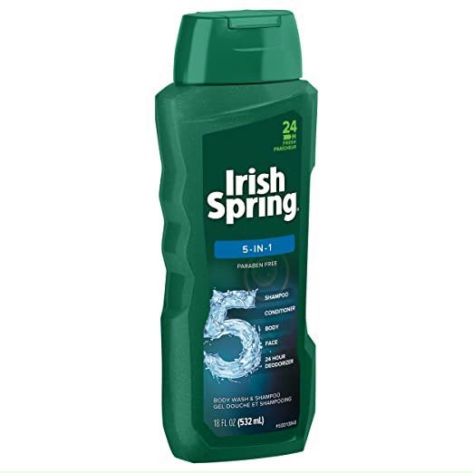 Dầu gội và sữa tắm nam Irish Spring 5 in 1 của Mỹ tiện dụng trong cùng ...