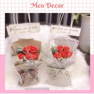 Túi bóng đựng hoa 10 cái trong suốt loại 1 dày đẹp