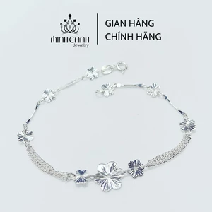 Lắc Chân Bạc Nữ Hoa Phay - Minh Canh Jewelry