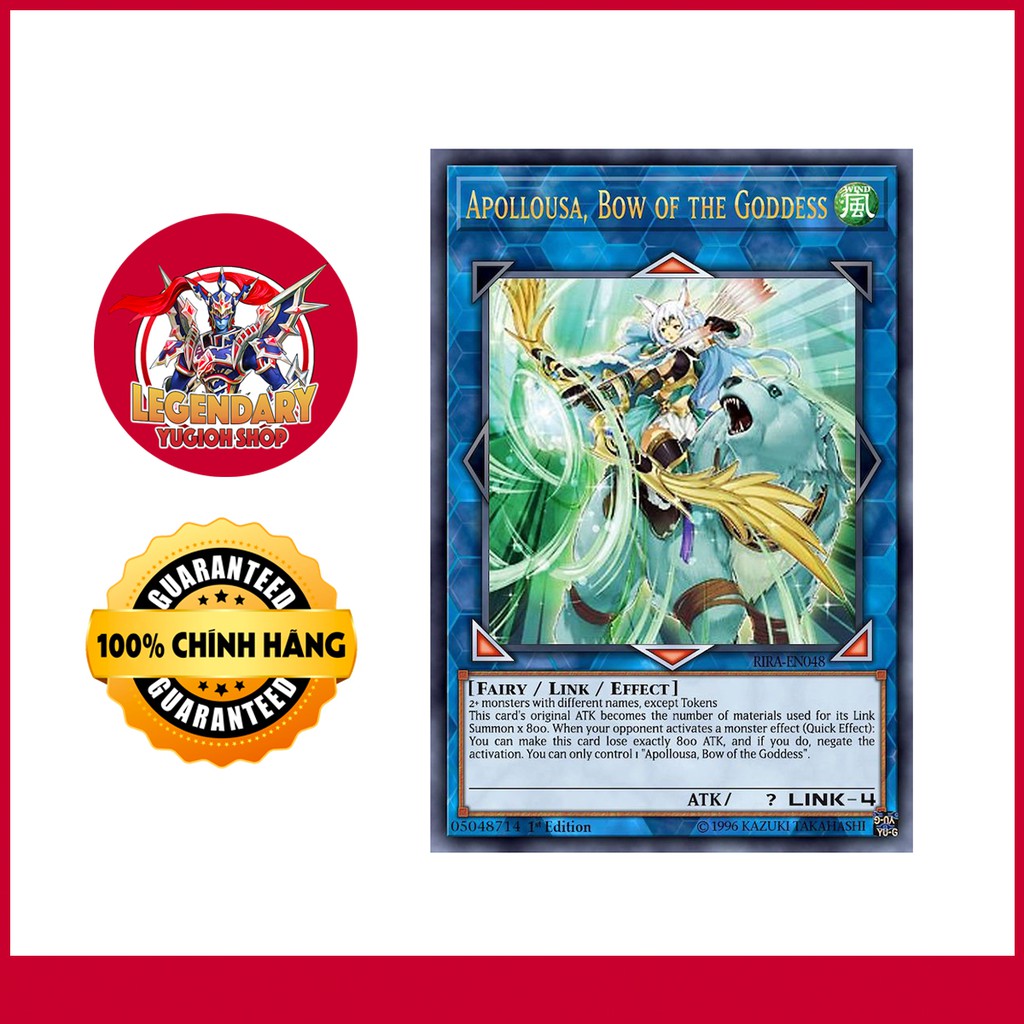 英語版 アポロウーサ RIRA-EN048 （Thẻ Bài Yugioh Chính Hãng