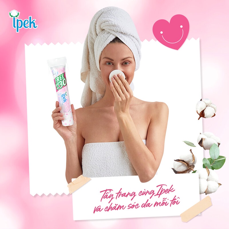 Ảnh Bông Tẩy Trang Ipek Klasik 150 miếng Cotton Pads 3