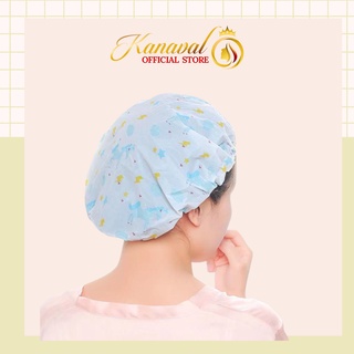 Mũ ủ tóc tại nhà, họa tiết hoạt hình dễ thương dùng để ủ tóc, hấp, nhuộm tóc - Kanaval Official Store