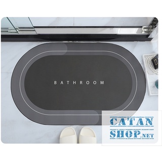 Thảm chùi chân Hút Nước Siêu Thấm - Thảm Lau Chân Siêu Dày, đế cao su chống trượt(40 * 60 cm)GD547-TLauChanSili