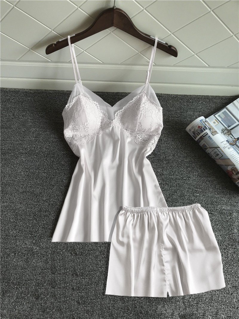Mô tả Đồ Bộ Mặc Nhà Hai Dây Quần Cộc Hisexy MS95 - 3
