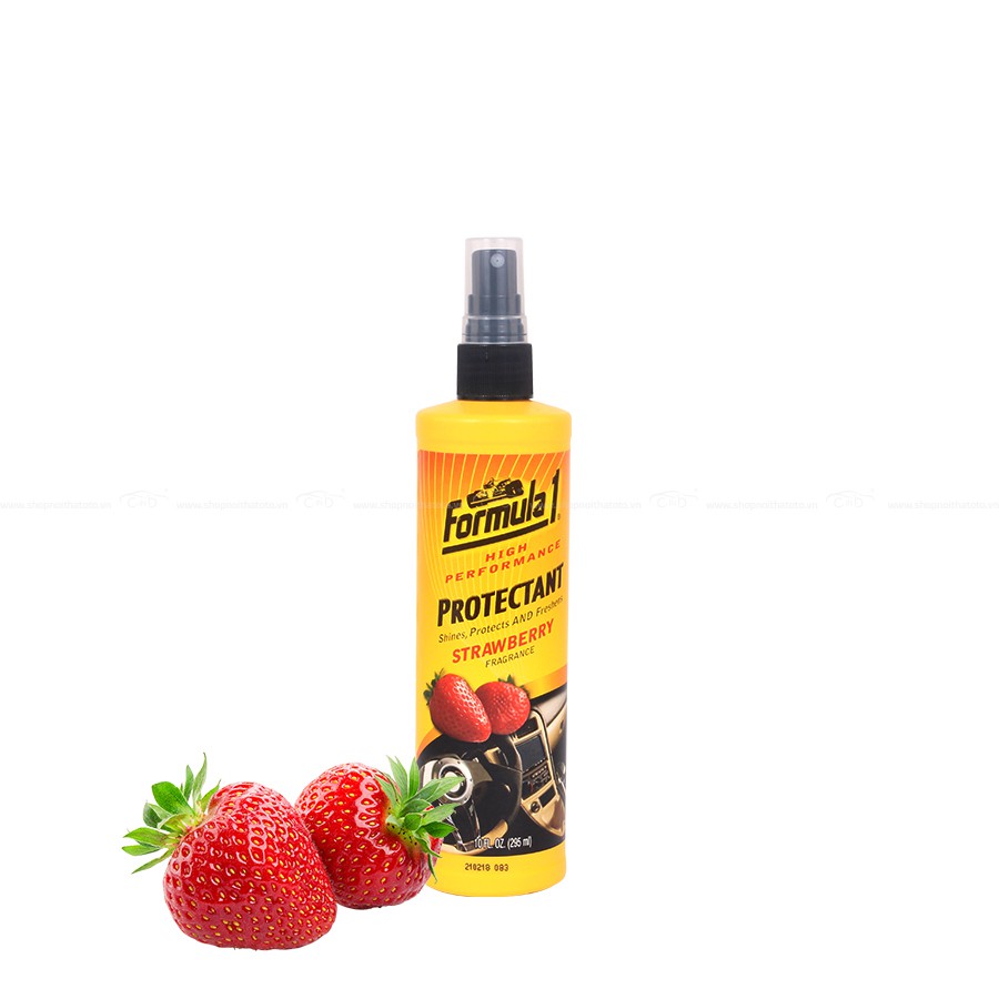 Vệ Sinh Và Bảo Dưỡng Taplo 2 Trong 1 Dạng Xịt Hương Dâu FORMULA 1 613824 295ml Phù Hợp Nhiều Dòng Xe Ô Tô Xe Hơi Xe Tải