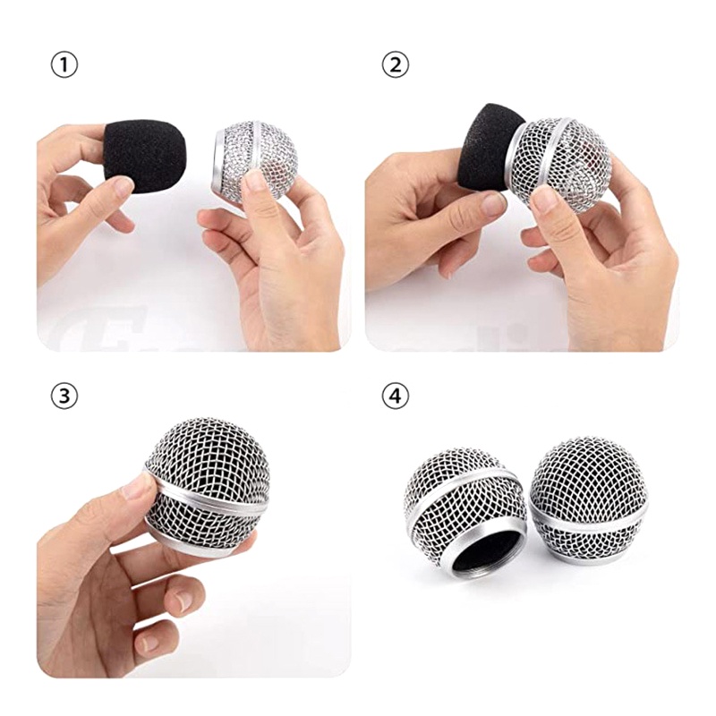 MEET Mới Cho Lưới Tản Nhiệt Micro Đầu Cho PG58 PG48 Phụ Kiện Thay Thế