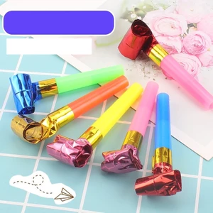 Set 5 cái Kèn đồ chơi giấy thổi tiệc sinh nhật mini cho bé