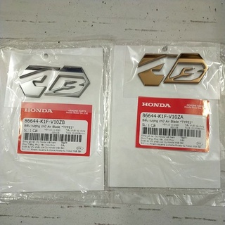 Tem logo AB bửng trước Honda Air Blade ab 150 160 2020 2021 2022 2023 2024 ( giá 1 cái )