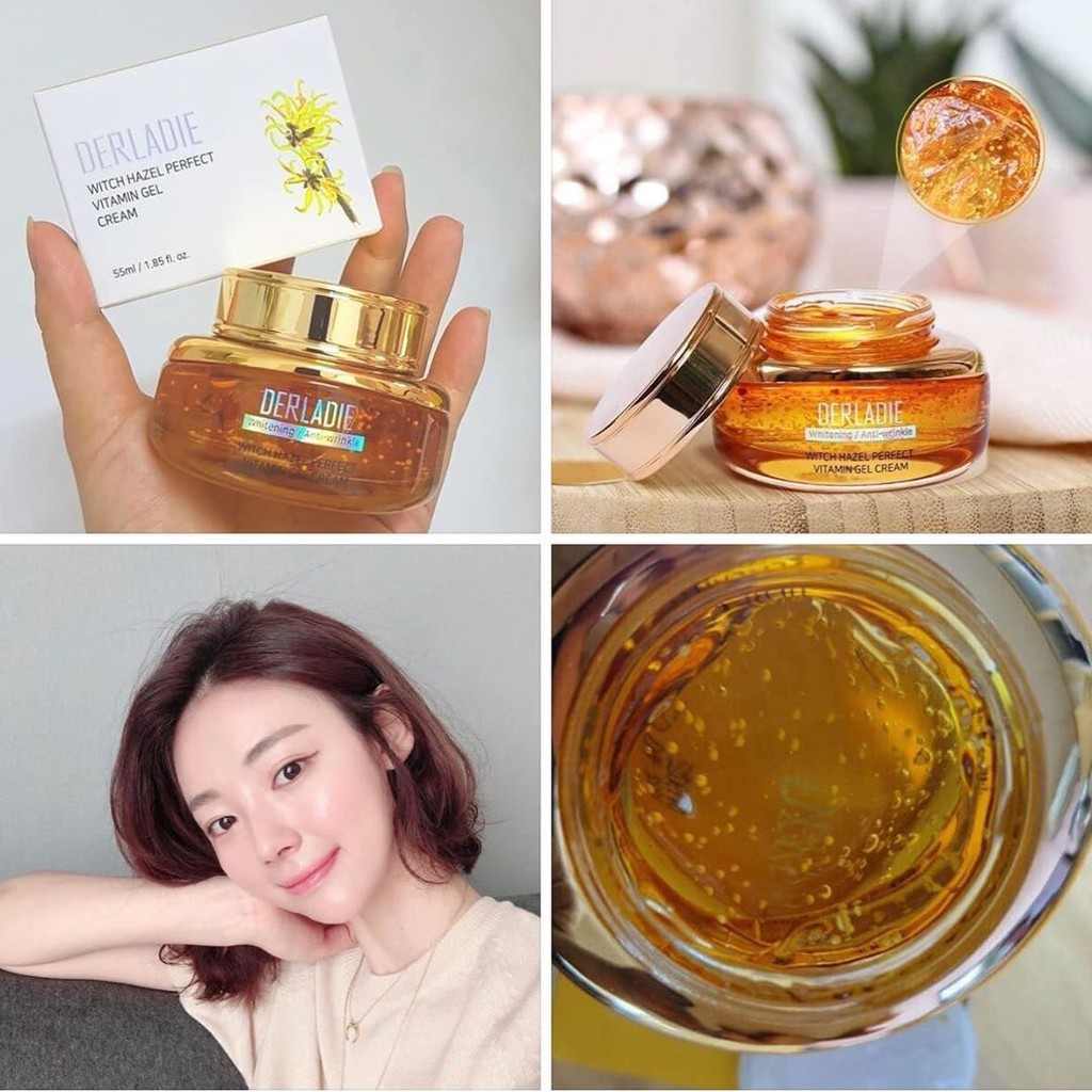 Ảnh Kem dưỡng Derladie Witch Hazel Perfect Vitamin Gel Cream ngừa mụn, giảm thâm, làm đầy sẹo rỗ 55ml 2