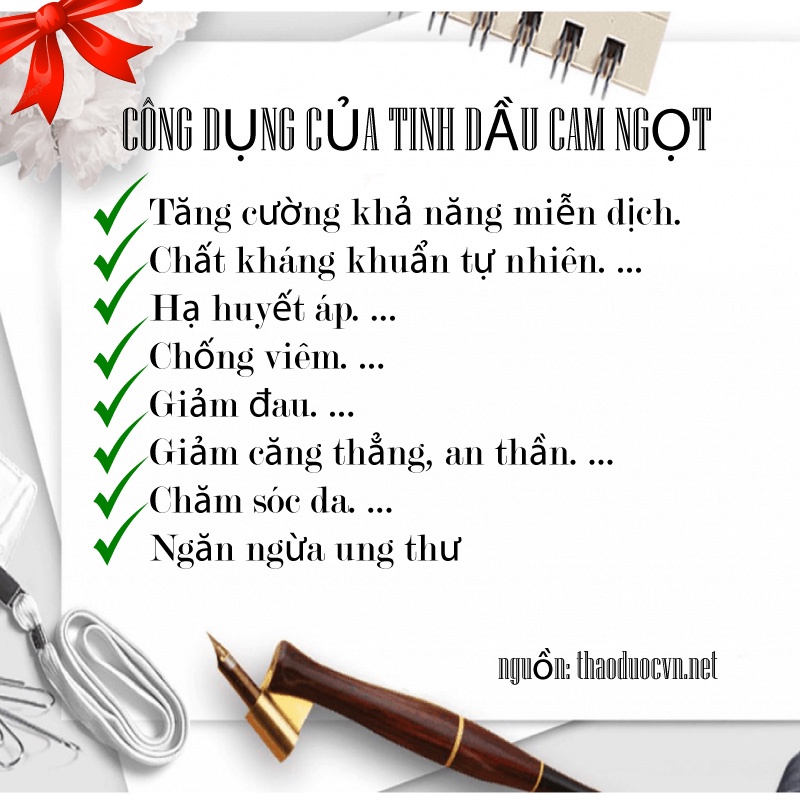 Tinh Dầu Cam Ngọt Thiên Nhiên 10ml Thaphaco