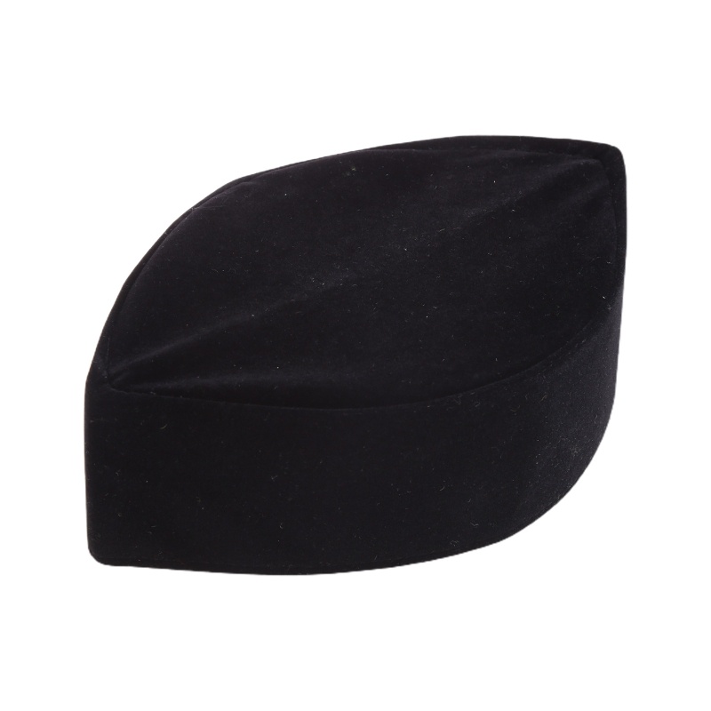 Dasbsug Mũ Hồi Giáo Nam Đen Đông Nam Á Cầu Nguyện Turban Nhung Đen Cho Mũ Đầu