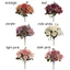 JUIC Retro Silk Rose Real Touch Trang trí máy tính để bàn Trang trí nội thất Đồ thủ công DIY Bó hoa giả