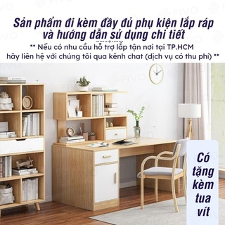 Kệ Sách Gỗ Để Bàn Hiện Đại FIVO FB20 Dày Dặn, Bền Chắc, Decor Linh Hoạt, Dễ Dàng Lắp Ráp