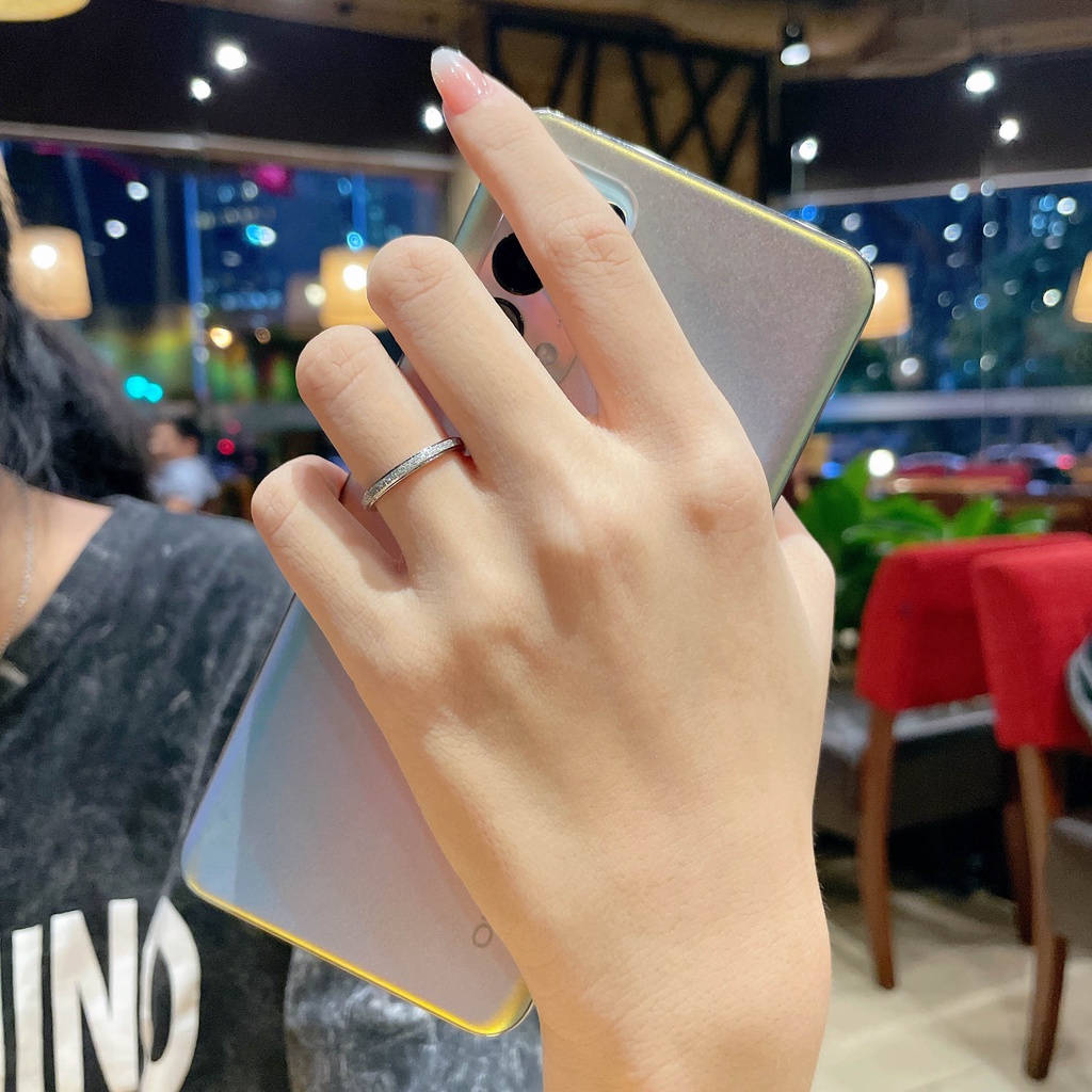 Ảnh Nhẫn cặp đôi CDE Milgrain Silver Ring CDE8003SV & CDE8004SV 4