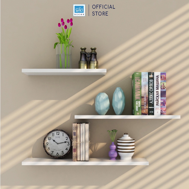 Ảnh Kệ Thanh Ngang Rộng 15cm, Dài 20cm Đến 50cm Nhiều Màu Thương Hiệu SIB Decor KT001 1