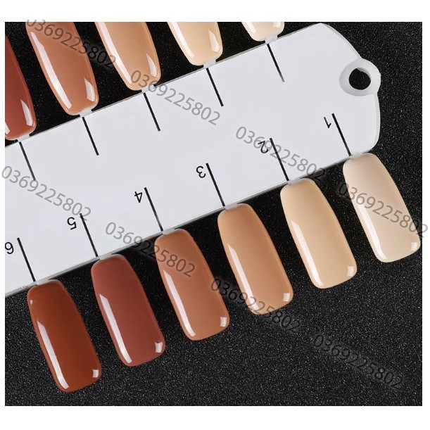 Sơn gel AS set 6 màu nâu sữa SZ