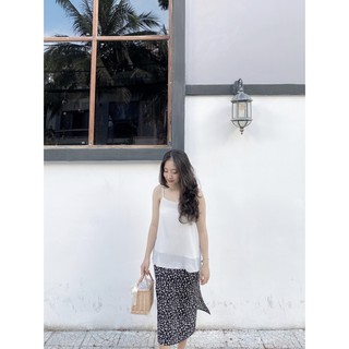 Áo dây voan xếp li Ma Vie