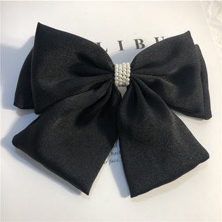 Cặp tóc nơ lụa cặp tóc nữ tính phối hạt trai Chồi accessories phong cách thời trang Hàn Quốc - Y106