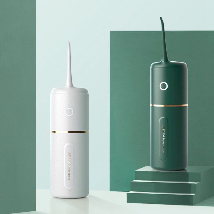 Dental flusher liquid dental floss 280ml, with 4 nozzles, portable