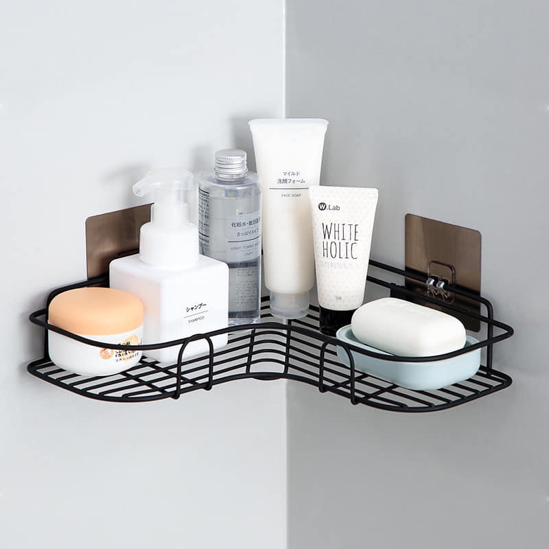Ảnh Kệ Góc Dán Tường Để Đồ Nhà Tắm Chất Liệu Thép Không Rỉ - OENON 3