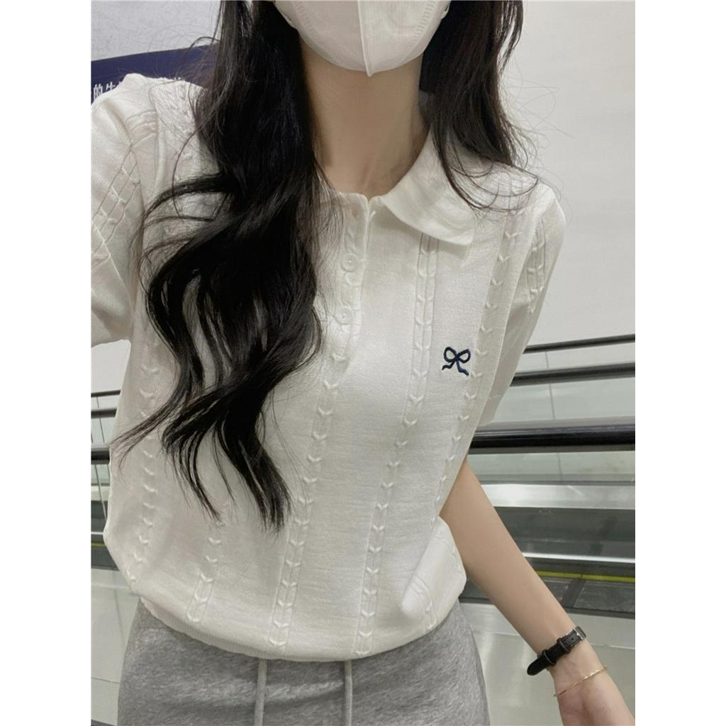 [mã Fadep0706 Giảm đến 30k đơn Từ 99k] 73572 Áo Polo Hàn Quốc Preppy