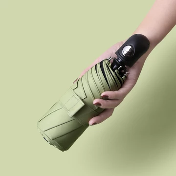 Ô gấp năm lần tự động mới ô nhỏ bỏ túi ô gấp ô tự động ô sợi nhỏ