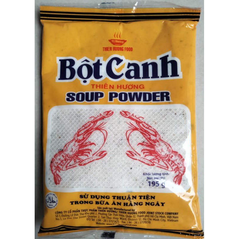 Combo 10gói bột canh cao cấp Thiên Hương 195gr