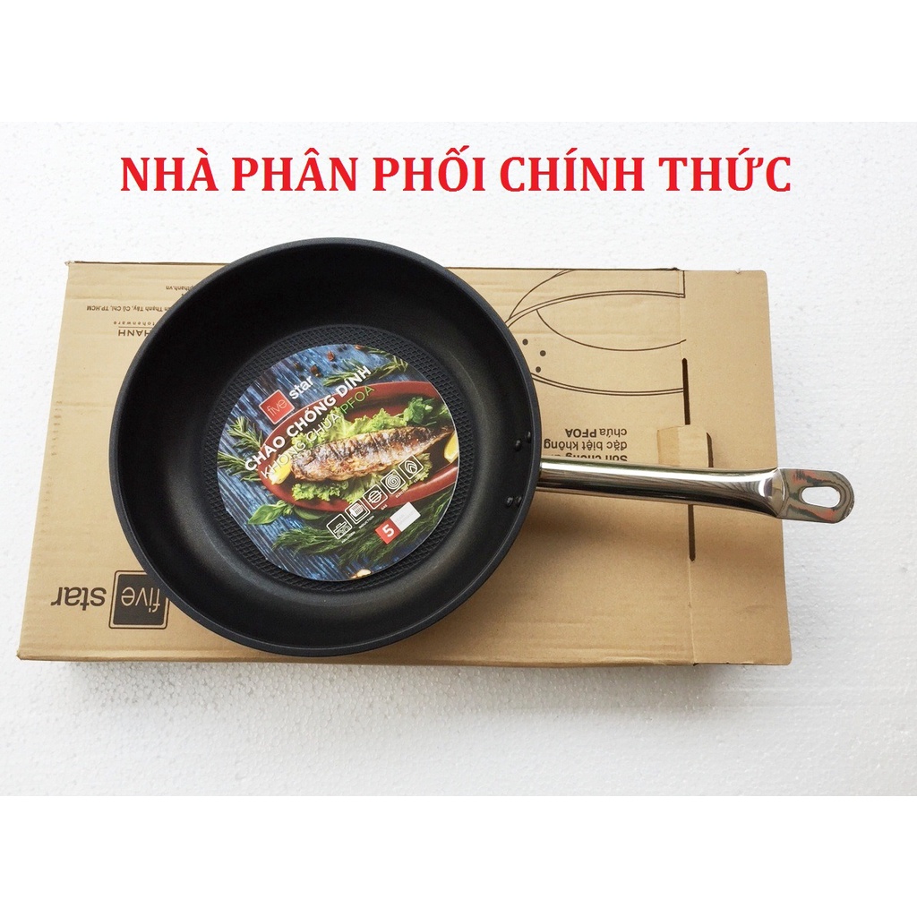 Chảo chống dính 3 đáy inox 430 Fivestar 30/32cm Chảo Chiên, Xào, Rán ...