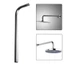 Ống nối dài vòi hoa sen 60cm bằng thép không gỉ tiện lợi cho nhà tắm
