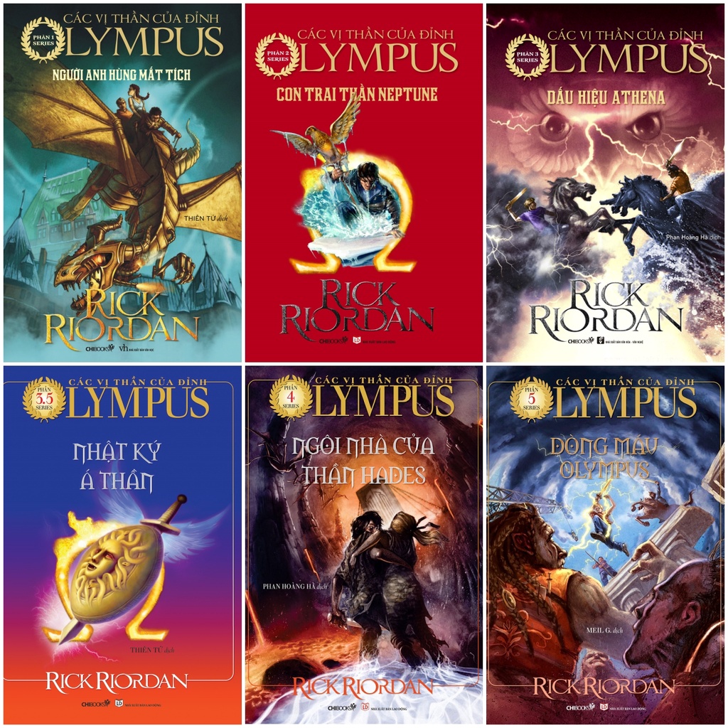 Sách: Combo 6 cuốn Các vị thần của đỉnhOlympus