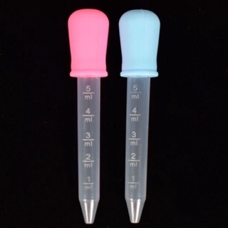 Set 5 Ống hút sữa, bón thuốc loại 5ml silicon hàng chuẩn loại 1