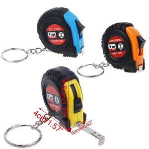 Thước đo băng có thể thu vào MOON cho móc chìa khóa Kích thước bỏ túi Mini Hệ mét 1m