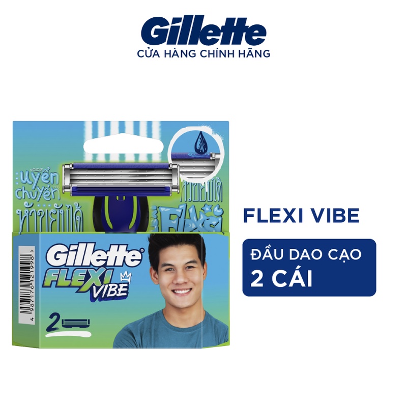 Ảnh Lưỡi Dao Cạo GILLETTE Flexi Vibe - Hộp 2 Lưỡi 2