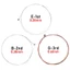 Dây đàn guitar dân gian SMILE, 3 kiểu Dây đàn guitar acoustic cổ điển màu đồng, Bộ phận đàn guitar cổ điển bằng đồng bằng thép không gỉ cho đàn guitar dân gian acoustic