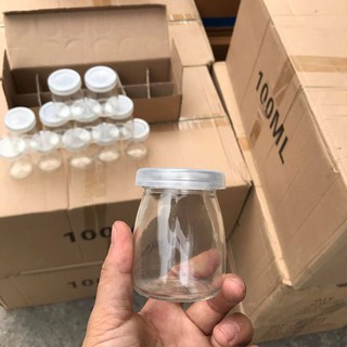 Hũ Thủy Tinh Làm Sữa Chua Có Nắp LOẠI 1