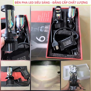 ĐÈN PHA LED XE MÁY Y6S SIÊU SÁNG CHO XE MÁY Ô TÔ