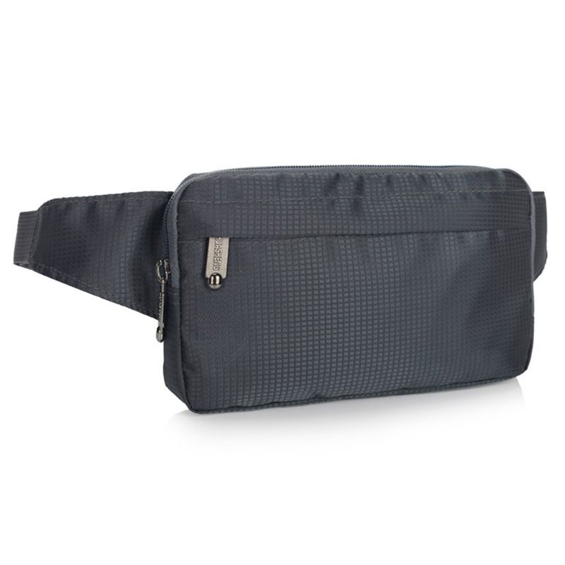 VIC Nam Dây Nylon Bum Eo Túi Điện Thoại Fanny Pack Đeo Vai Thể Thao Túi Zip