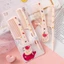 Set 2 Lược Acrylic Chống Tĩnh Điện Họa Tiết Hoạt Hình Phong Cách Hàn Quốc Cho Bé