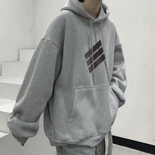 Áo hoodie tay dài dáng rộng 5 màu phong cách hip hop thoải mái cho nam/cặp đôi