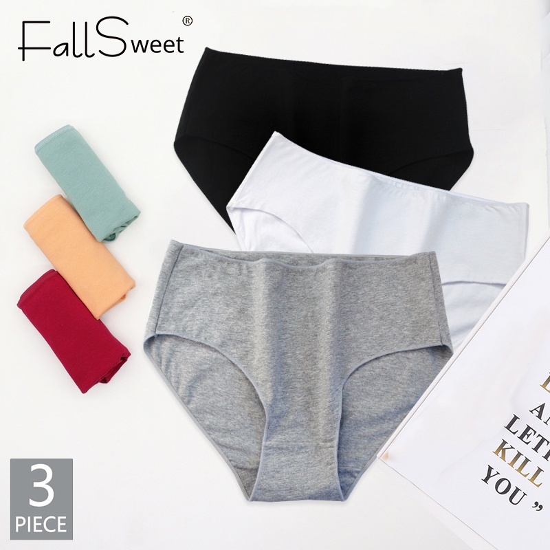 Set 3 quần lót FallSweet bàng cotton mềm mại thoải mái dành cho nữ