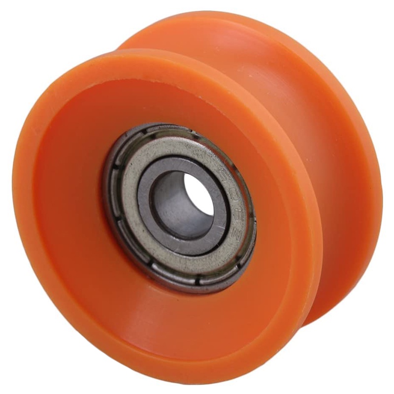 4 Vòng bi thép phủ nhựa 6X30X13mm 606ZZ rãnh chữ U sâu làm ròng rọc dẫn