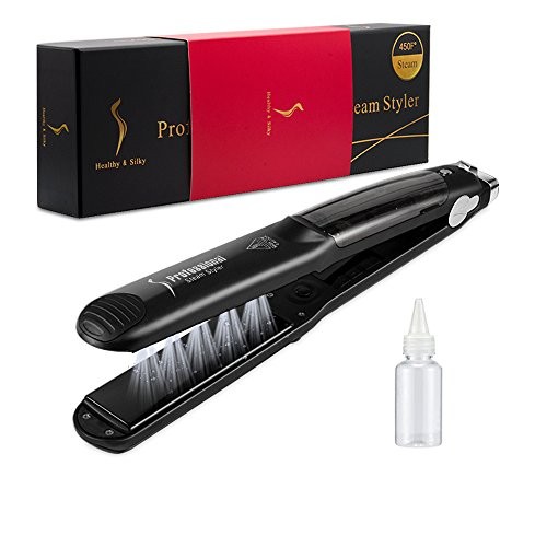 Máy duỗi tóc hơi nước chuyên nghiệp Máy duỗi tóc bằng gốm hơi tóc bằng sắt phẳng Đường may tóc Máy uốn tóc Dụng cụ tạo kiểu tóc