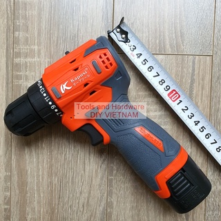 Máy khoan Kapusi Japan pin Lithium-ion cao cấp 16,8V, cam kết không chổi than, Bảo hành 12 tháng