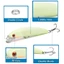 Mồi SwimBait Lure Minnow chìm nặng, nổi, phát sáng, jig 17g/12cm nhựa