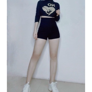 QUẦN SHORT DANCE ÔM DÁNG LƯNG CAO CHẤT UMI ĐEN SIÊU ĐẸP QUẦN ĐÙI NỮ CẠP CAO MẶC NHÀ THỂ THAO GYM KHÓA SAU TÔN HACK DÁNG
