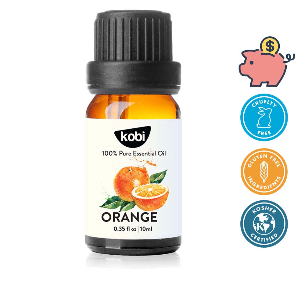 Tinh dầu Cam Ngọt Kobi Orange essential oil giúp thơm phòng, chống trầm cảm, kích thích miễn dịch - 10ml