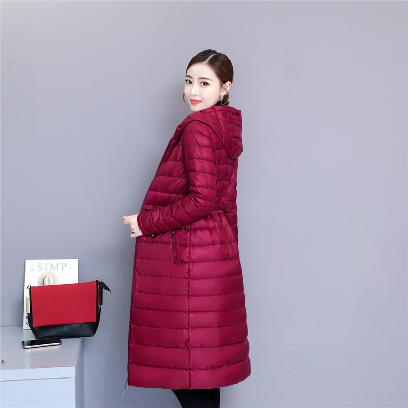 Hàng Sẵn) Áo Khoác Phao Nữ Lông Vũ Dáng Dài Chít Eo Đẹp Ak113 - Hàng Quảng  Châu Cao Cấp | Shopee Việt Nam
