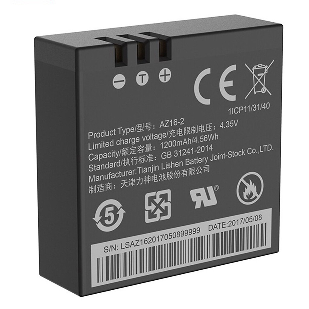 Pin Yi Lite /Yi 4K / Yi 4K+ Action Camera Battery Hàng Chính Hãng