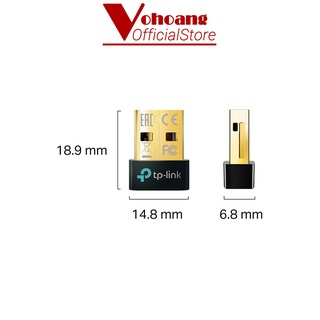 Bộ chuyển đổi USB Bluetooth TP-LINK UB500 5.0 dùng cho desktop / laptop - Hàng Chính Hãng