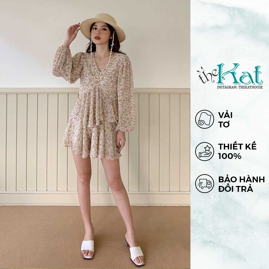 Set Bộ Hoa Nhí Liti The Kat House, xinh xắn, trẻ trung lên đồ cực yêu